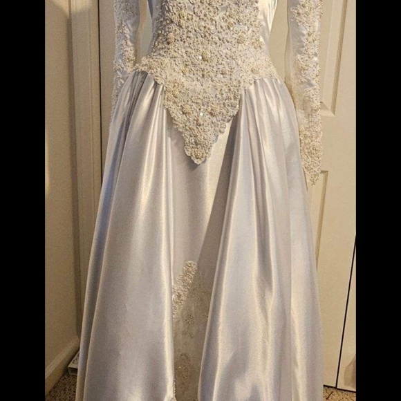 cream and gold dress The Aurélie Wedding Dress